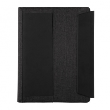 Logo trade business gift photo of: Fiko 5W wireless charging portfolio A4 with powerbank